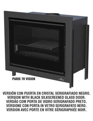 Estufa De Leña Insertable BRONPI Paris-70 Cr | Hogar Cahersa