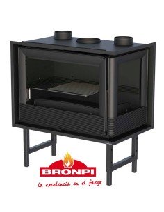 Estufa De Leña Insertable BRONPI Paris-70-ed | Hogar Cahersa 2