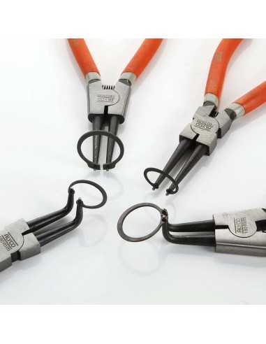 Juego de 4 Alicates para Arandelas 180mm en Blister Alyco Orange. REF 170584