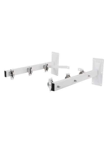 Tendedero de Pared Lateral AMIG Mod. 3 Acero Blanco Epoxi con Poleas