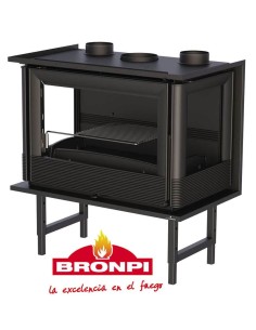Estufa De Leña Insertable BRONPI Paris-90-3c | Hogar Cahersa