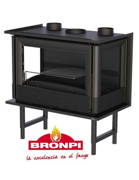 Estufa De Leña Insertable BRONPI Paris-90-3c | Hogar Cahersa