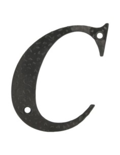 Letra C-4" Acero Negro AMIG