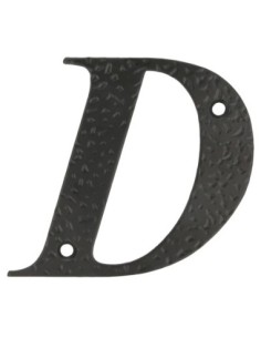 Letra D-4" Acero Negro AMIG