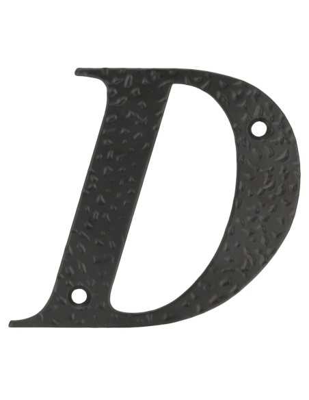 Letra D-4" Acero Negro AMIG