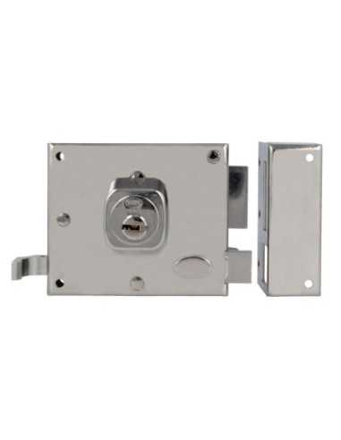 Cerradura AMIG 73-100 Cromo Brillo Derecha