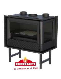 Estufa De Leña Insertable BRONPI Paris-90-ed | Hogar Cahersa 2