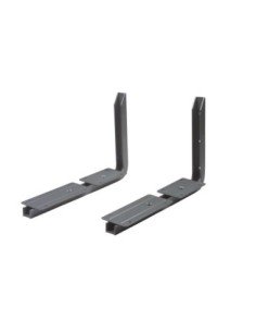 Palomilla 7-300/370X200 Negro AMIG | Palomilla metálica AMIG para refuerzo estructural