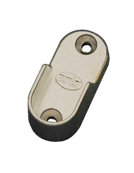 SOPORTE TUBO 7-30X15 Aluminio Niquel AMIG