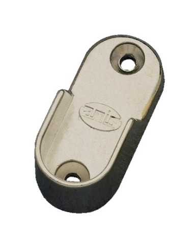 SOPORTE TUBO 7-30X15 Aluminio Niquel (B) AMIG