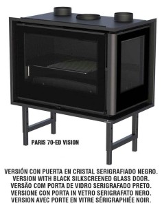 Estufa De Leña Insertable BRONPI Paris-90-ed | Hogar Cahersa