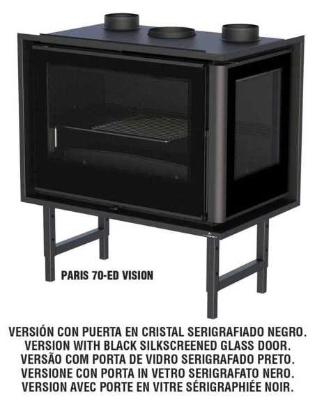 Estufa De Leña Insertable BRONPI Paris-90-ed | Hogar Cahersa