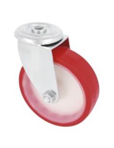 Rueda AMIG 2541-125 Poliuretano Rojo