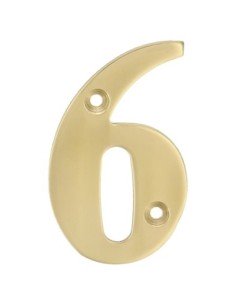 Número Vivienda AMIG 6 100mm Latón Pulido