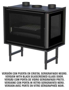 Estufa De Leña Insertable BRONPI Paris-90-ei | Hogar Cahersa 2