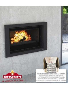 Estufa De Leña Insertable BRONPI Paris-90 Vi | Hogar Cahersa 2