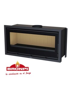 Estufa De Leña Insertable BRONPI Cairo-90 Fr | Hogar Cahersa 2