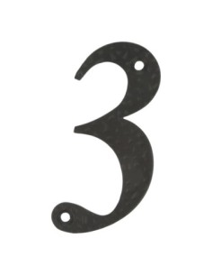 Número 3-4" Acero Negro AMIG 2