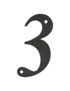 Número 3-4" Acero Negro AMIG 2