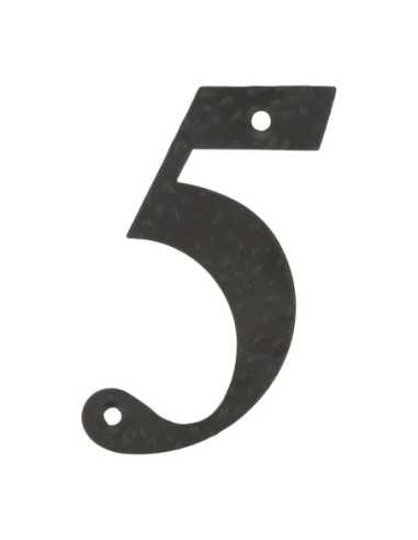 Número 5-4" Acero Negro AMIG