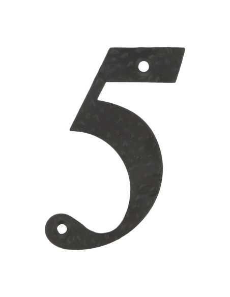 Número 5-4" Acero Negro AMIG