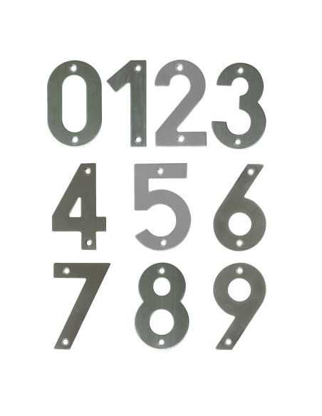 Número 0-4" Acero InoxidableIDABLE 18/8 AMIG