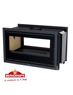 Estufa De Leña Insertable BRONPI Cairo-110-d | Hogar Cahersa 2