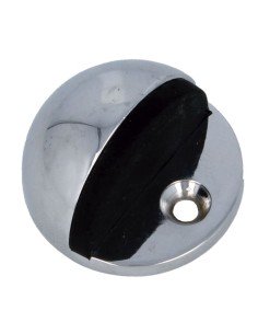 Tope Puerta AMIG 100-45 Cromado GOMA NEGRA