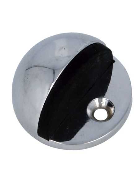 Tope Puerta AMIG 100-45 Cromado GOMA NEGRA