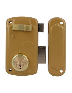 Cerradura AMIG 75U-60 Esmaltado Oro Derecha