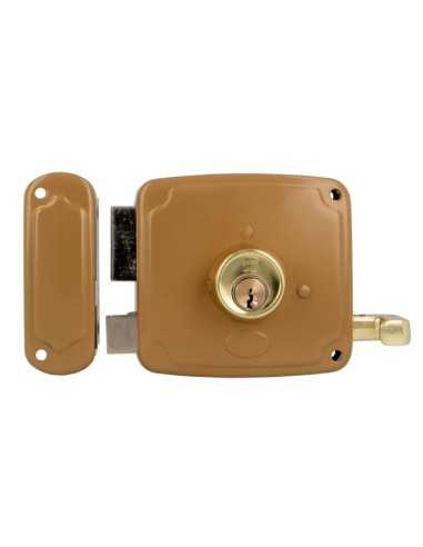 Cerradura AMIG 72U-100 Esmaltado Oro Izquierda