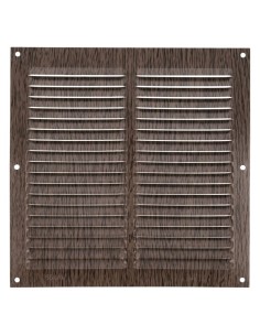 Rejilla Ventilación AMIG 3-200X200 Aluminio Wenge