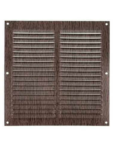 Rejilla Ventilación AMIG 3-200X200 Aluminio Wenge