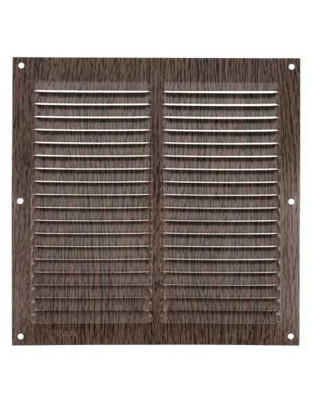 Rejilla Ventilación AMIG 3-200X200 Aluminio Wenge