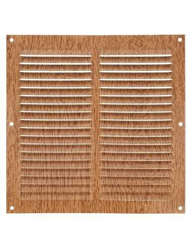 Rejilla Ventilación AMIG 3-150X150 Aluminio Haya