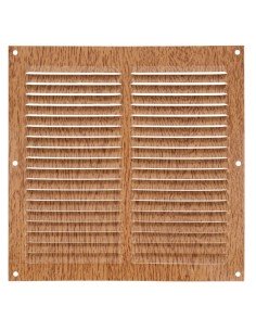 Rejilla Ventilación AMIG 3-200X200 Aluminio Haya