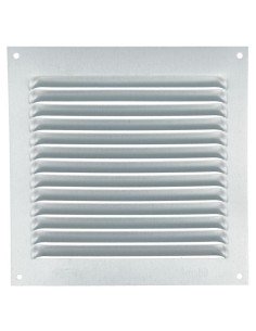 Rejilla Ventilación AMIG 3-200X200 Aluminio Plata