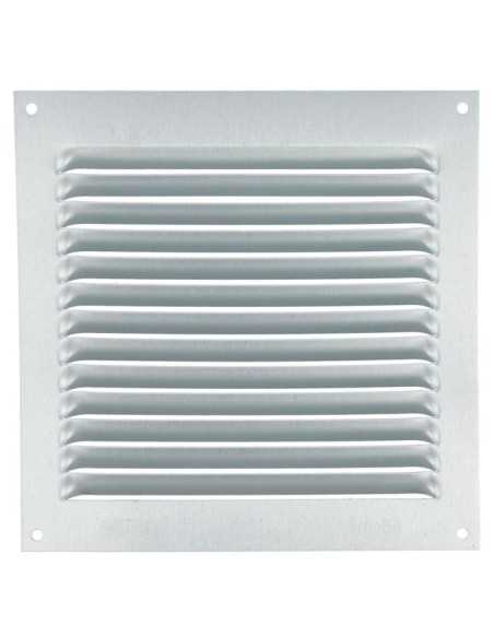 Rejilla Ventilación AMIG 3-200X200 Aluminio Plata
