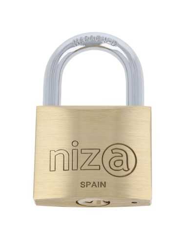 CANDADO NIZA AN-25 Latón Mate AMIG