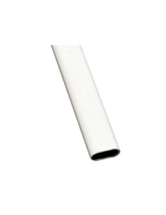 TUBO 1-30X15X2M Aluminio Blanco AMIG