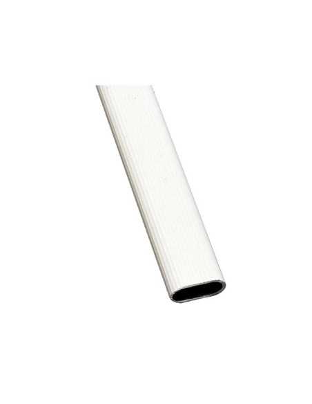 TUBO 1-30X15X2M Aluminio Blanco AMIG