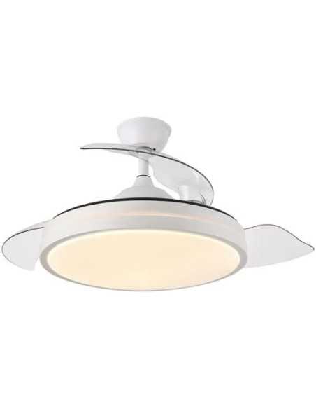 Ventilador DC ESCORPION 59W Blanco 3ASPAS DESPLEGABLES