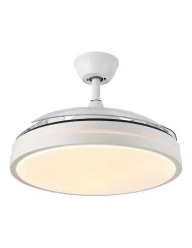 Ventilador DC ESCORPION 59W Blanco 3ASPAS DESPLEGABLES