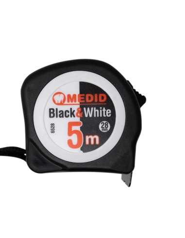 Flexómetro MEDID ELEPHANT 6528 Black & White 5 Mts