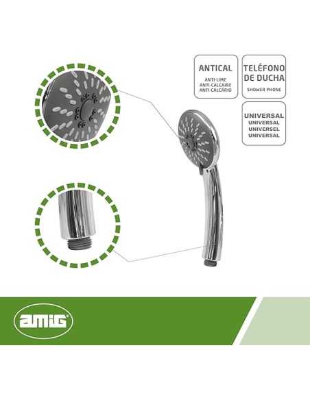 Teléfono de Ducha AMIG LAGA 3