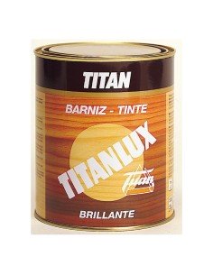 Barniz Tinte Madera Brillante TITAN Nogal 500 ml | Barniz