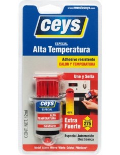 Silicona Alta Temparatura CEYS Negra 12ml 2