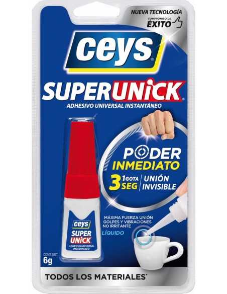 Adhesivo Instantáneo CEYS SuperUnick Poder Inmediato 6G