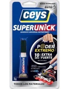 Adhesivo Instantáneo CEYS SuperUnick Poder Extremo 3G