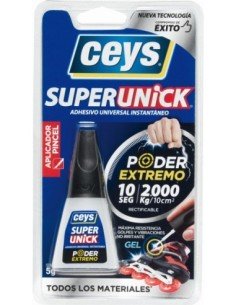 Adhesivo Instantáneo CEYS SuperUnick Poder Extremo Pincel 5G